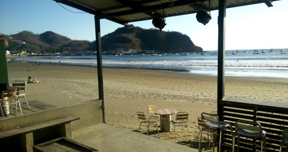 Lunch time drinks at Arribas Bar. The calm before the Semana Santa storm.